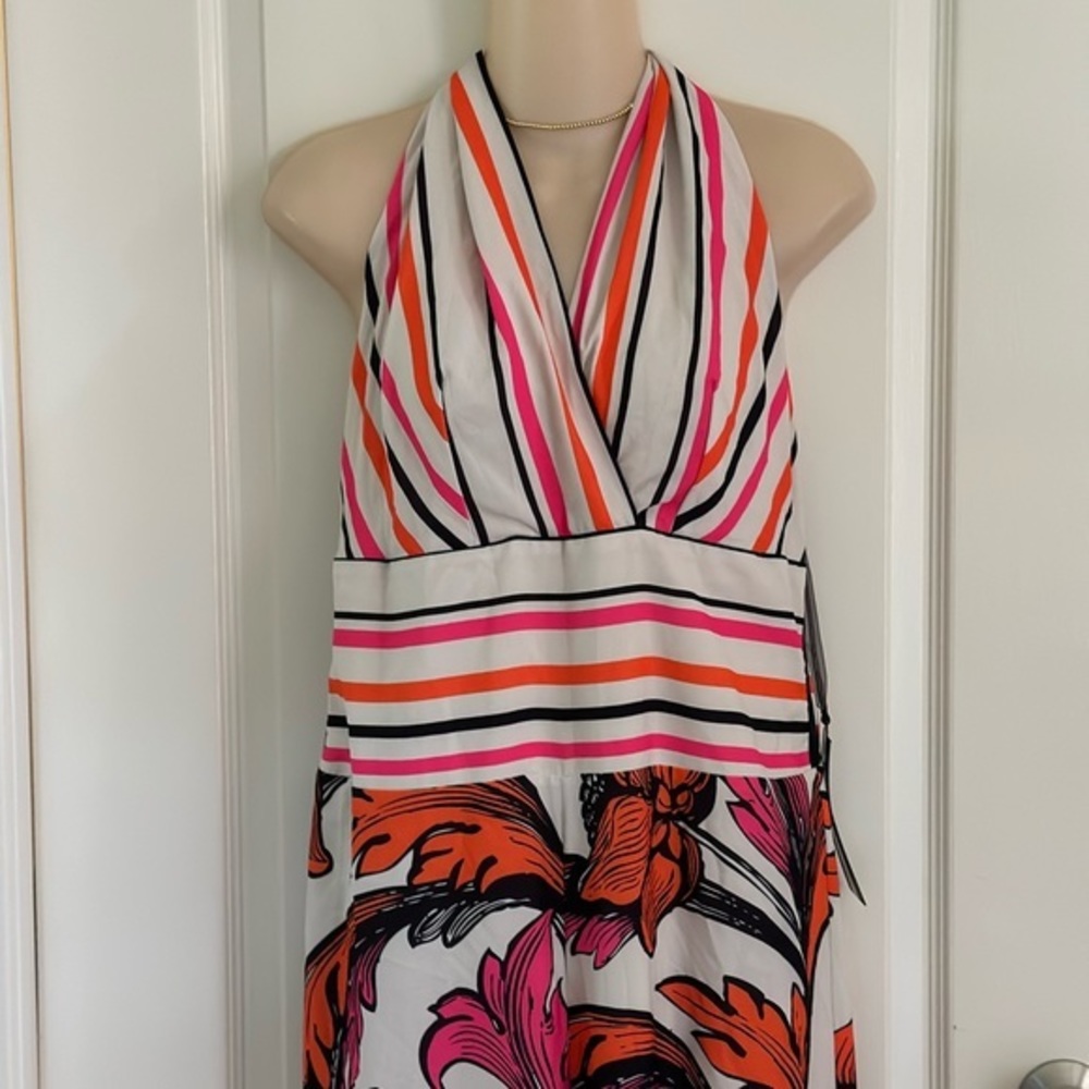 NWT Mianotte‎ halter jumpsuit - Picture 4 of 17